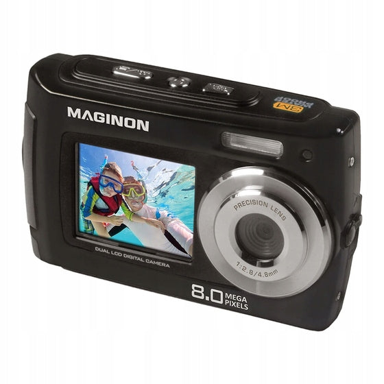 DIGITAL CAMERA WATERPROOF SELFIE SHOCKPROOF HD 14MPX 2X LCD 4XZOOM SD
