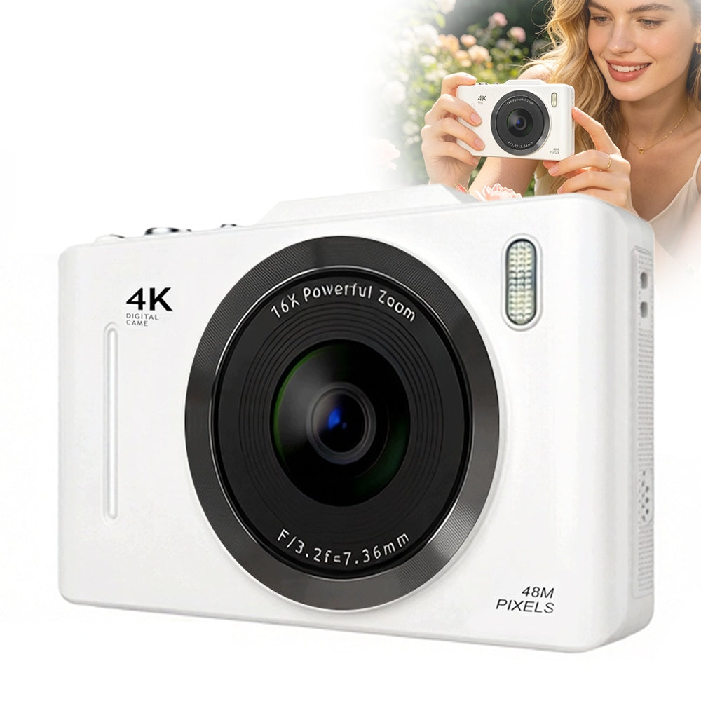 DIGITAL CAMERA WITH 16X ZOOM AND 4K 48 MP VIDEO FOR 32GB CARD