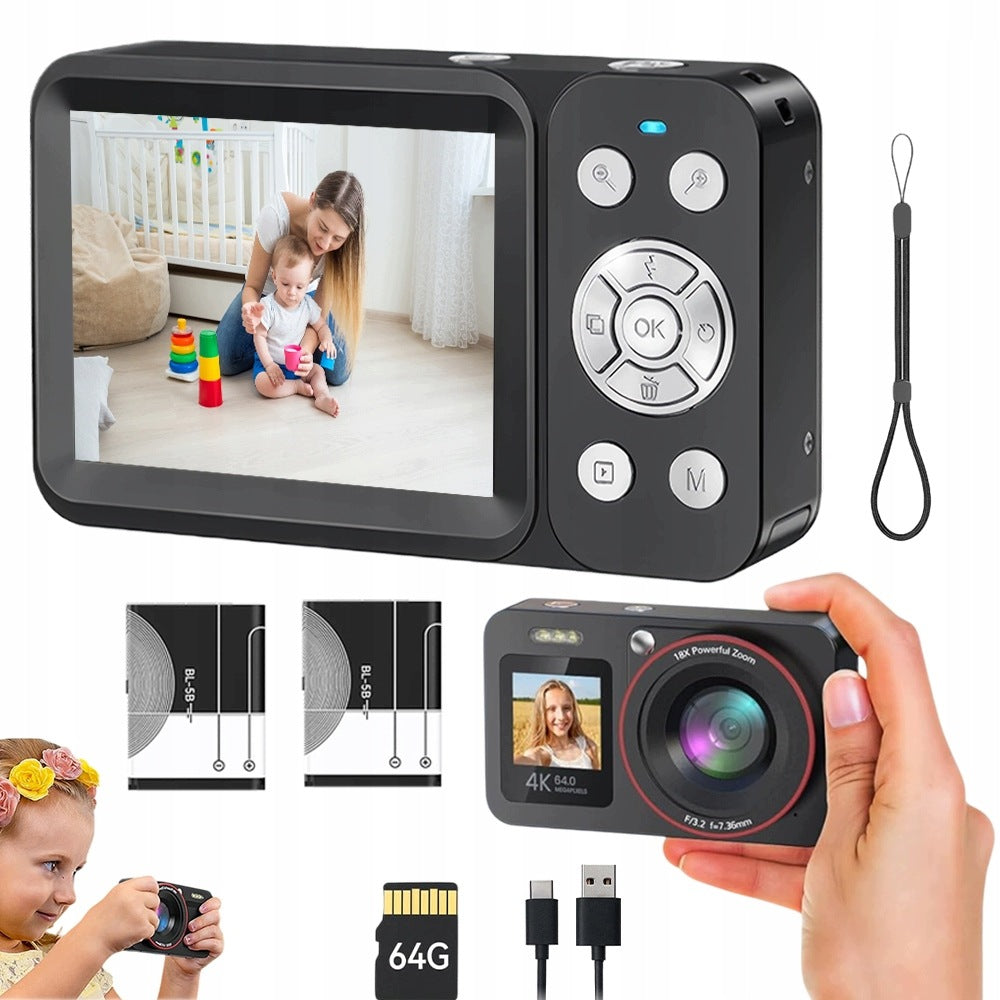 DIGITAL CAMERA WITH DIGITAL ZOOM 18X IMAGE STABILIZATION SERIAL MODE