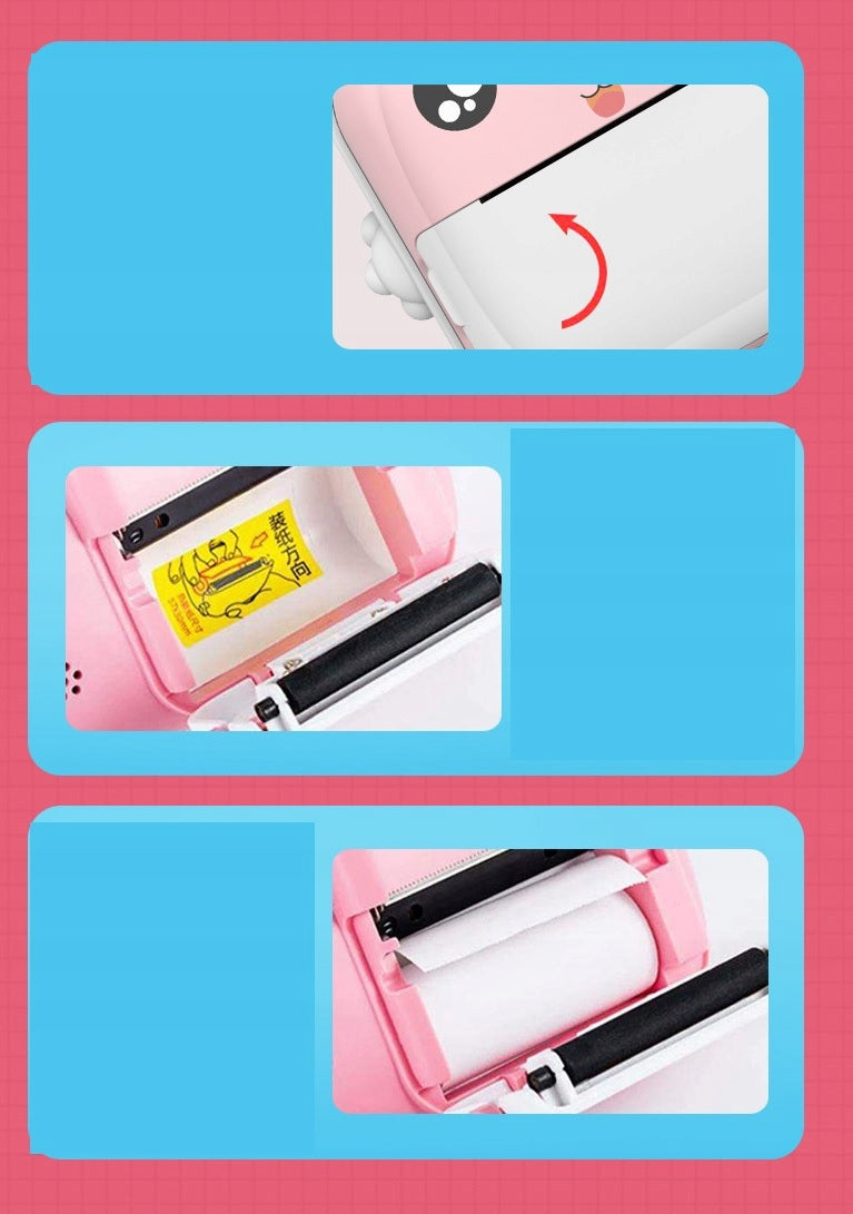 DIGITAL CAMERA WITH PRINTER FOR CHILDREN GAMES +13 ROLLS N Manufacturer code 5906203968442