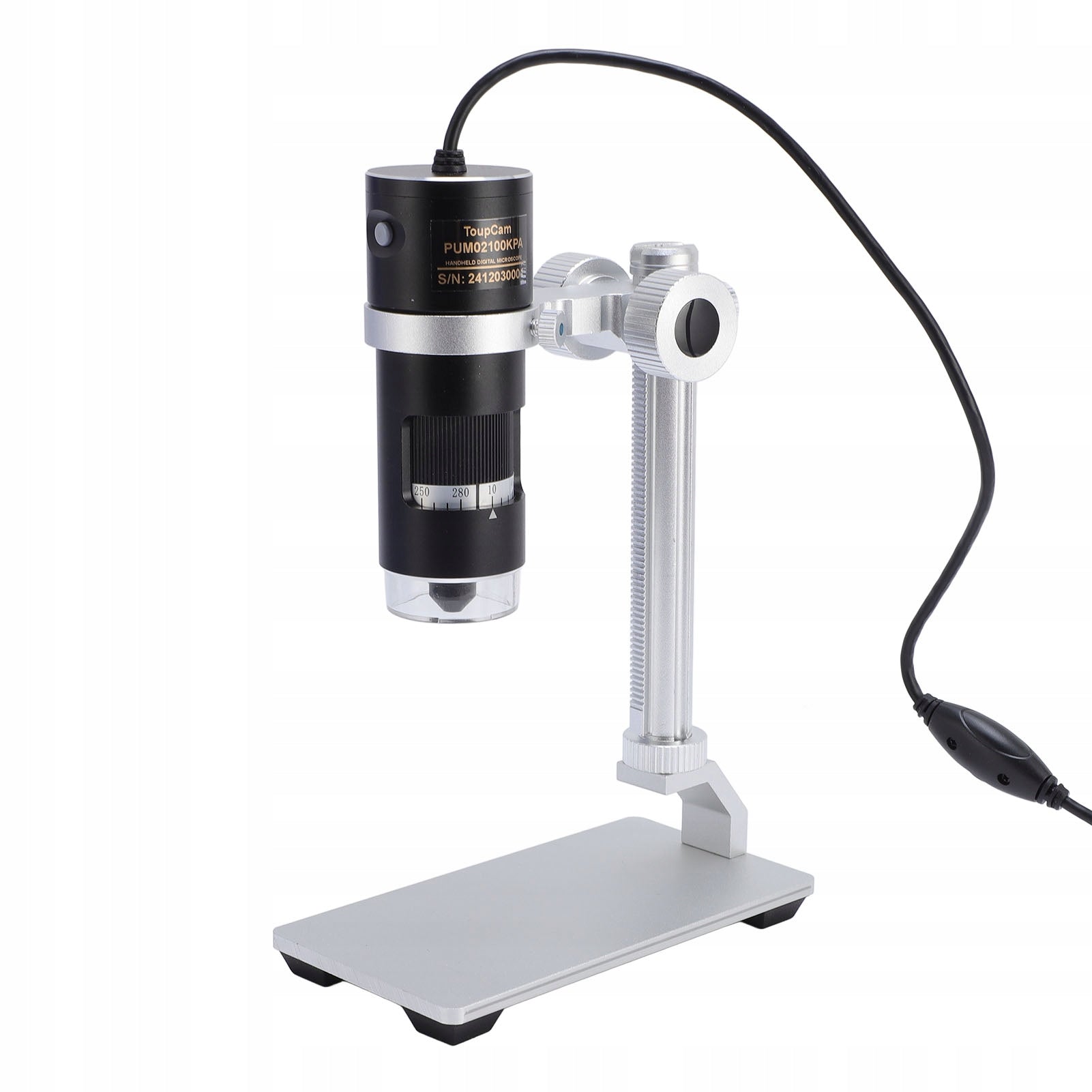 DIGITAL CAMERA WITH USB MICROSCOPE, 10X-280X MAGNIFICATION WITH VR STAND Brand no brand