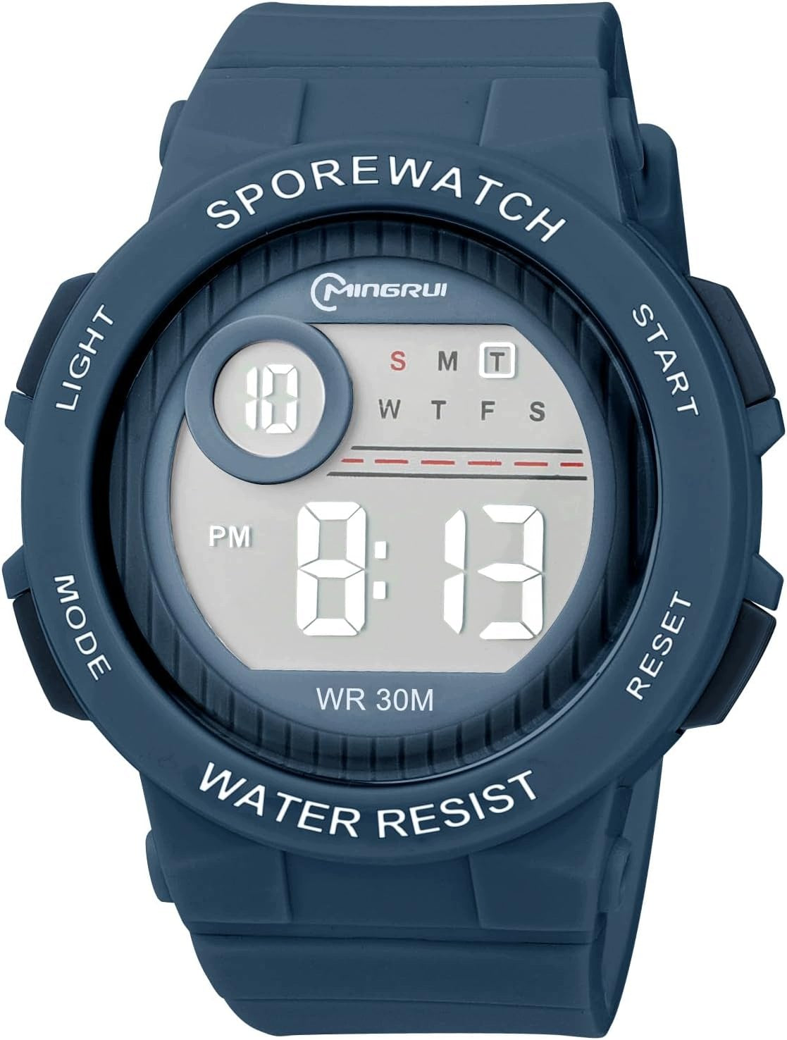 DIGITAL CHILDREN'S WATCH WATERPROOF SPORTS ALARM CLOCK STOPWATCH