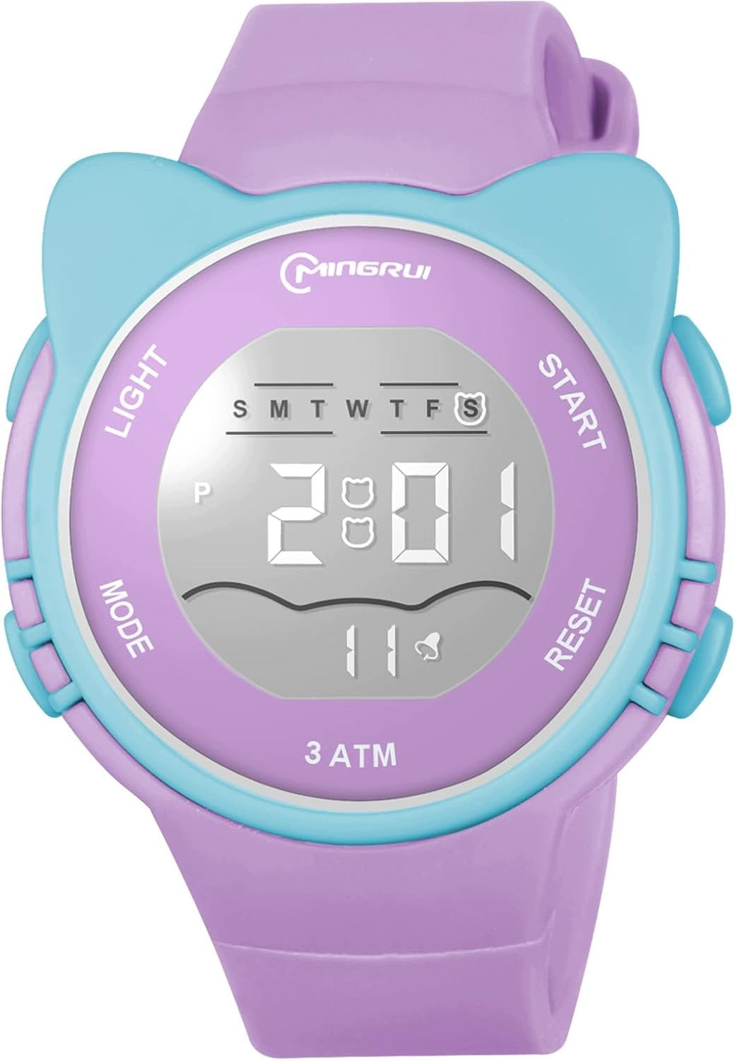DIGITAL CHILDREN'S WATCH WATERPROOF SPORTS LED ALARM CLOCK
