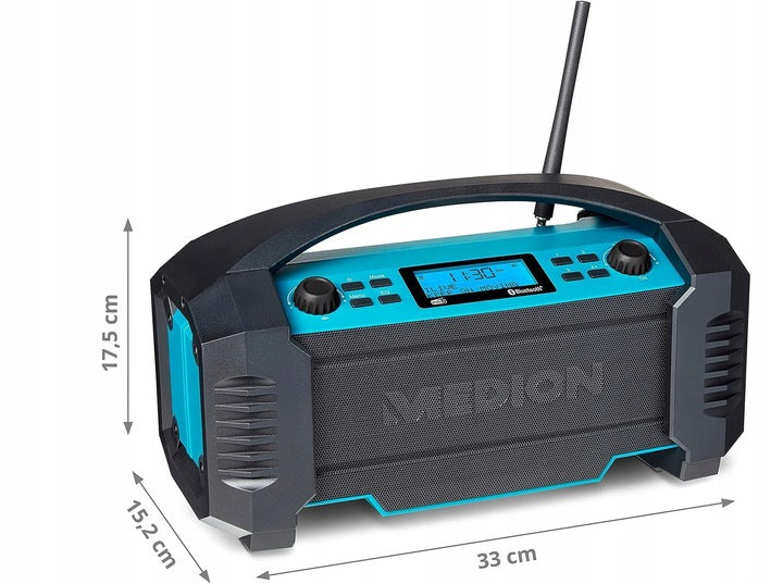 DIGITAL CONSTRUCTION RADIO DAB+ FM BT USB 15W Manufacturer code MD43320