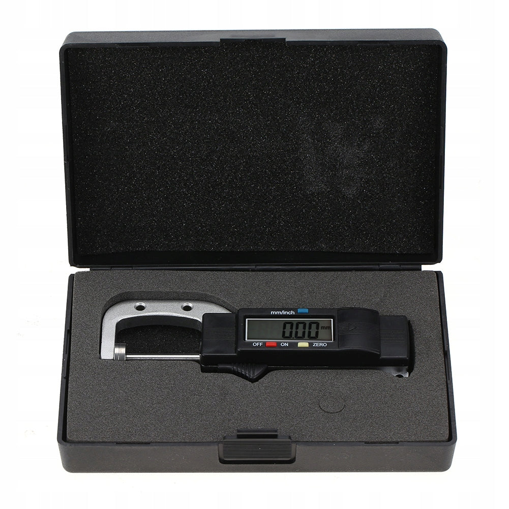 DIGITAL ELECTRONI MICROMETER THICKNESS GAUGE 0-25MM Batteries included no