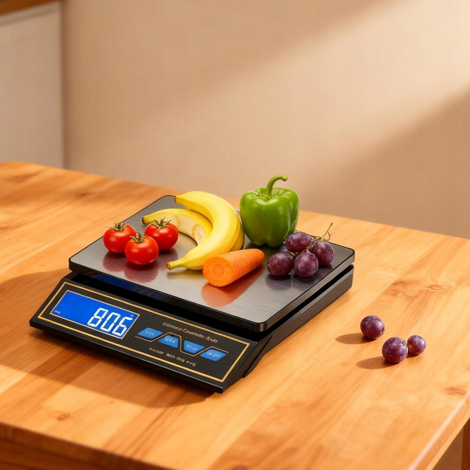 DIGITAL ELECTRONIC SCALE WITH COUNTING PIECES TABLE BATTERY UP TO 30KG Packaging status original