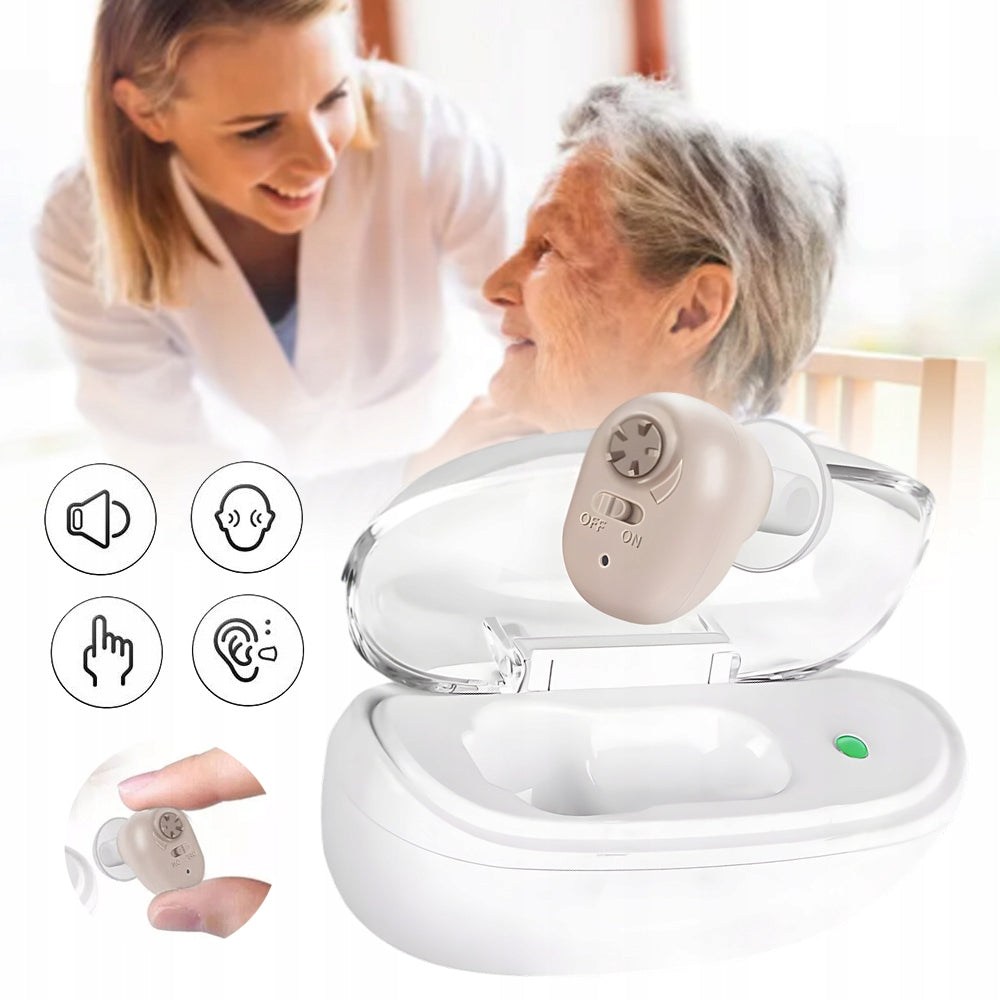 DIGITAL HEARING AMPLIFIERS, PAIR OF SOUND AMPLIFIERS, FOR ADULTS