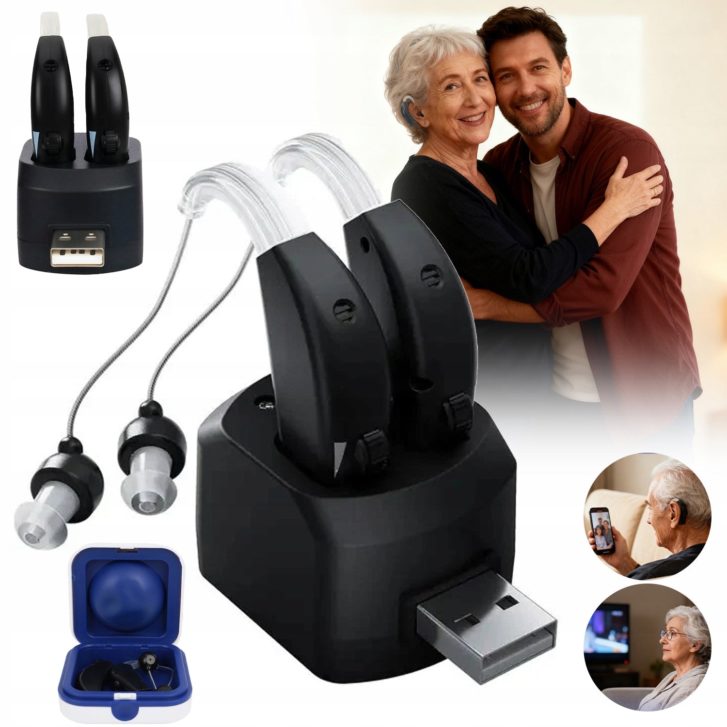 DIGITAL HEARING AMPLIFIERS, SOUND AMPLIFIERS, AUDIO AMPLIFIER IN THE EAR