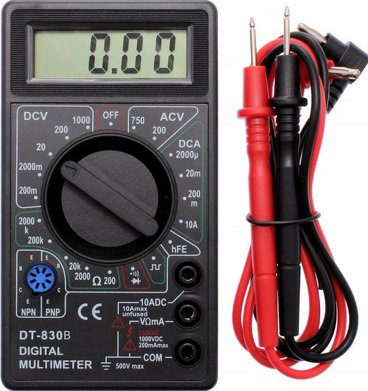 DIGITAL METER CURRENT NEEDLE MULTIMETER LCD FLOW Tester UNIVERSAL