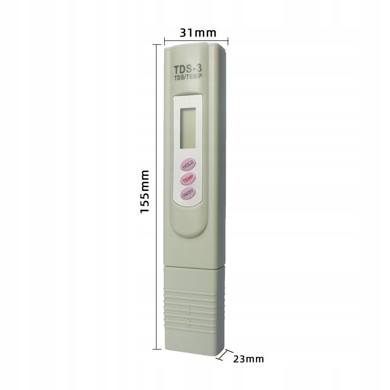DIGITAL METER WATER QUALITY TESTER TDS-3 + POLISH MANUAL Manufacturer code ZEC260608