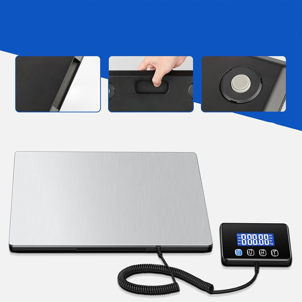 DIGITAL SCALE 200KG LCD 4 UNITS TARE FUNCTION FOR HOME WAREHOUSE STORE Manufacturer code 4048535821642