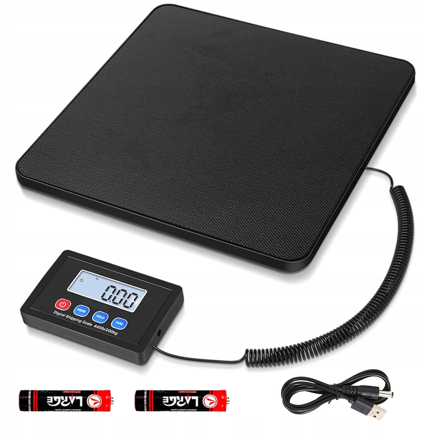 DIGITAL SCALE FOR ELECTRONIC PACKAGES LCD 40g-200kg WITH HOLD/TARA FUNCTION