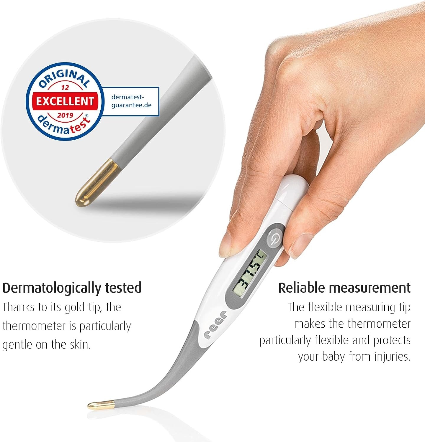 DIGITAL THERMOMETER REER EXPRESSSGEMP 10 SECONDS FEVER ALARM CHILDREN Medical device type medical device or in-vitro diagnostic medical device