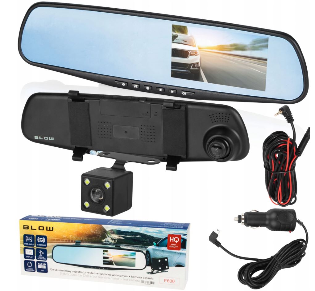 DIGITAL VIDEO CAMERA RECORDER CAR MIRROR
