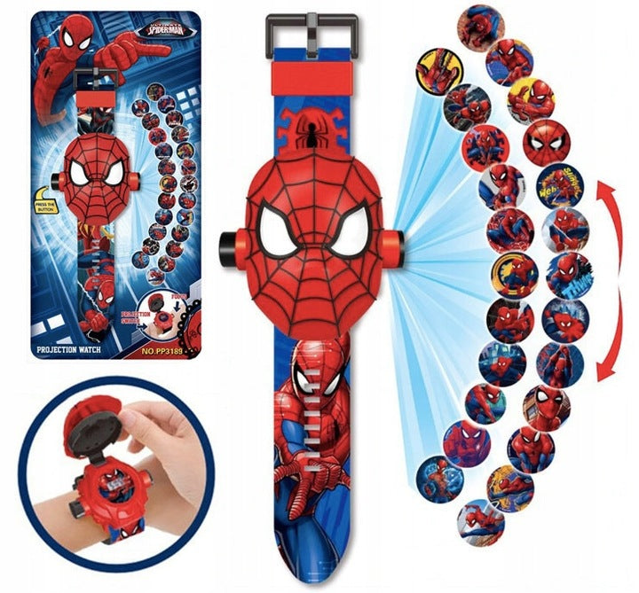 DIGITAL WATCH PROJECTOR HAND PROJECTOR SPIDERMAN SPIDER MAN SUPERHERO