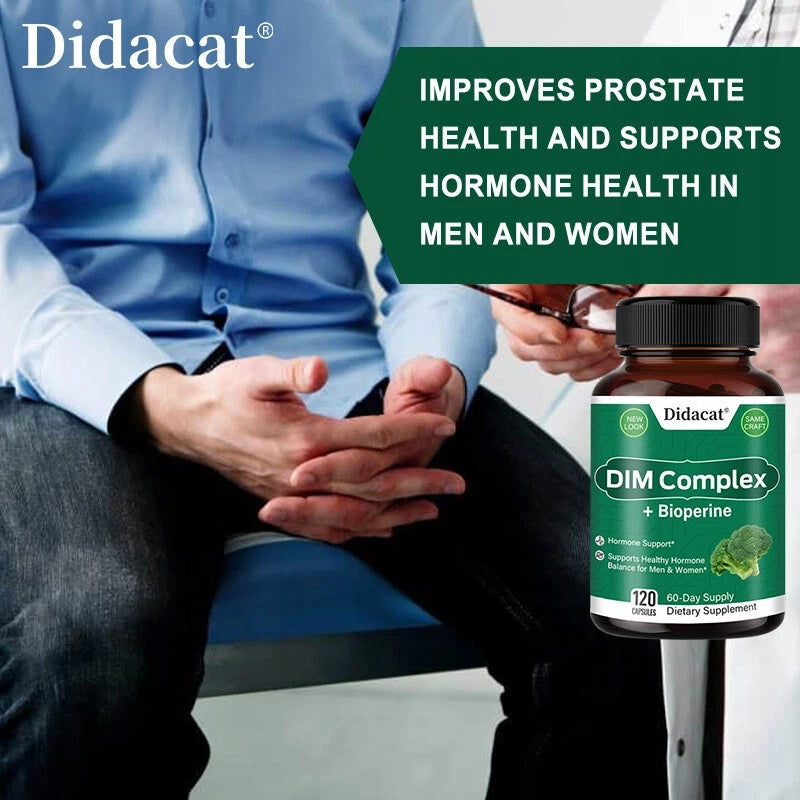 DIM Complex + BioPerine Supplement – Support for hormonal balance and health Expiration date at least 1 year from the date of purchase