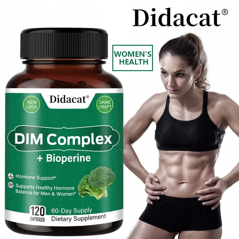 DIM Complex + BioPerine Supplement – Support for hormonal balance and health
