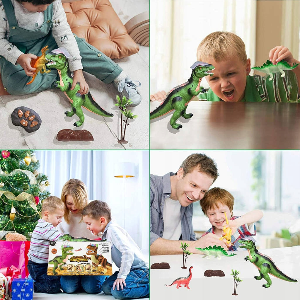 DINOSAUR REX REMOTE CONTROLLED SOUNDS LIGHT COMBAT MODE EFFECTS 4 CHANNELS Character/Title other