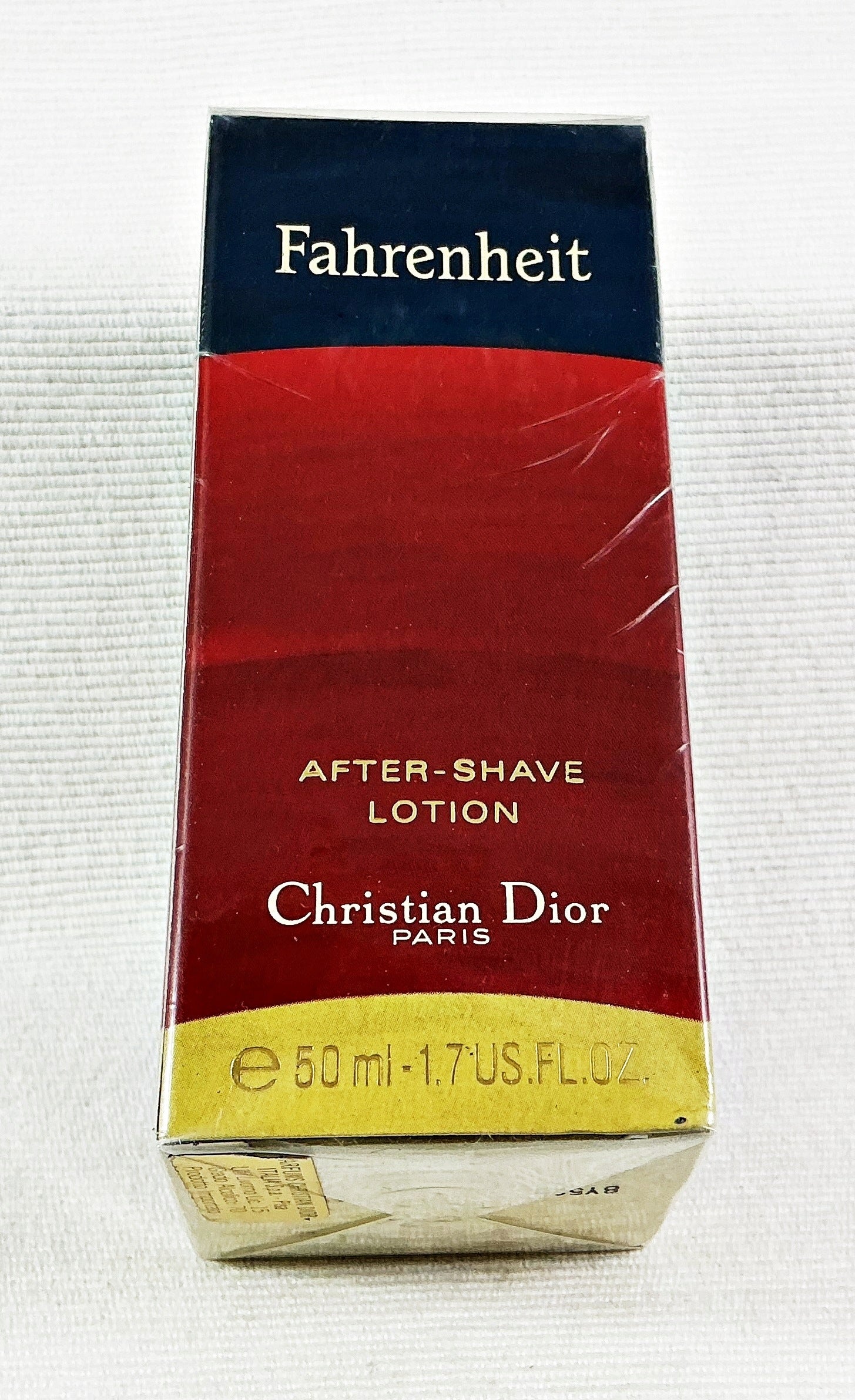 DIOR FAHRENHEIT 50 ML AFTER SHAVE WATER 1988R FIRST EDITION! Manufacturer code 3348900010031