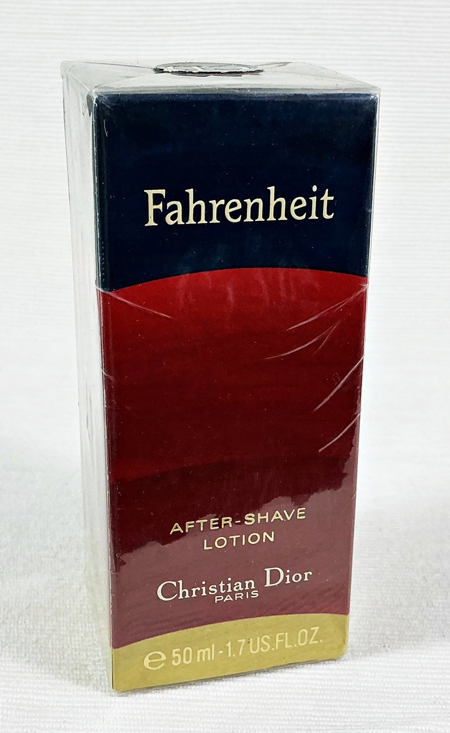 DIOR FAHRENHEIT 50 ML AFTER SHAVE WATER 1988R FIRST EDITION! Packaging status original