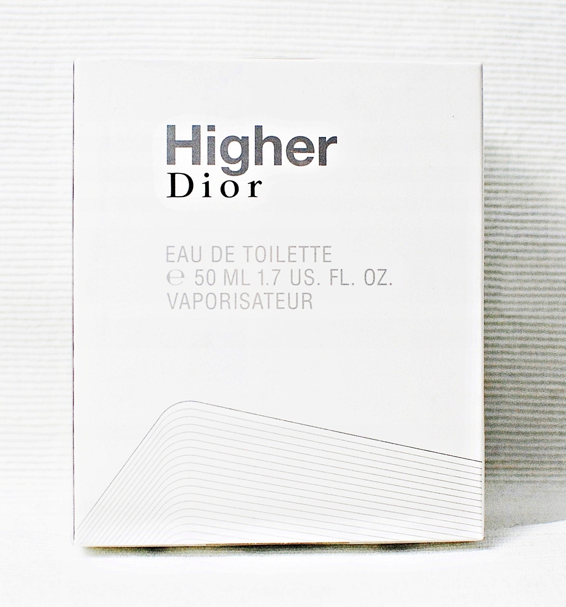 DIOR HIGHER 50 ML EAU DE TOILETTE EARLY RELEASE MEGA UNIQUE Packaging status original