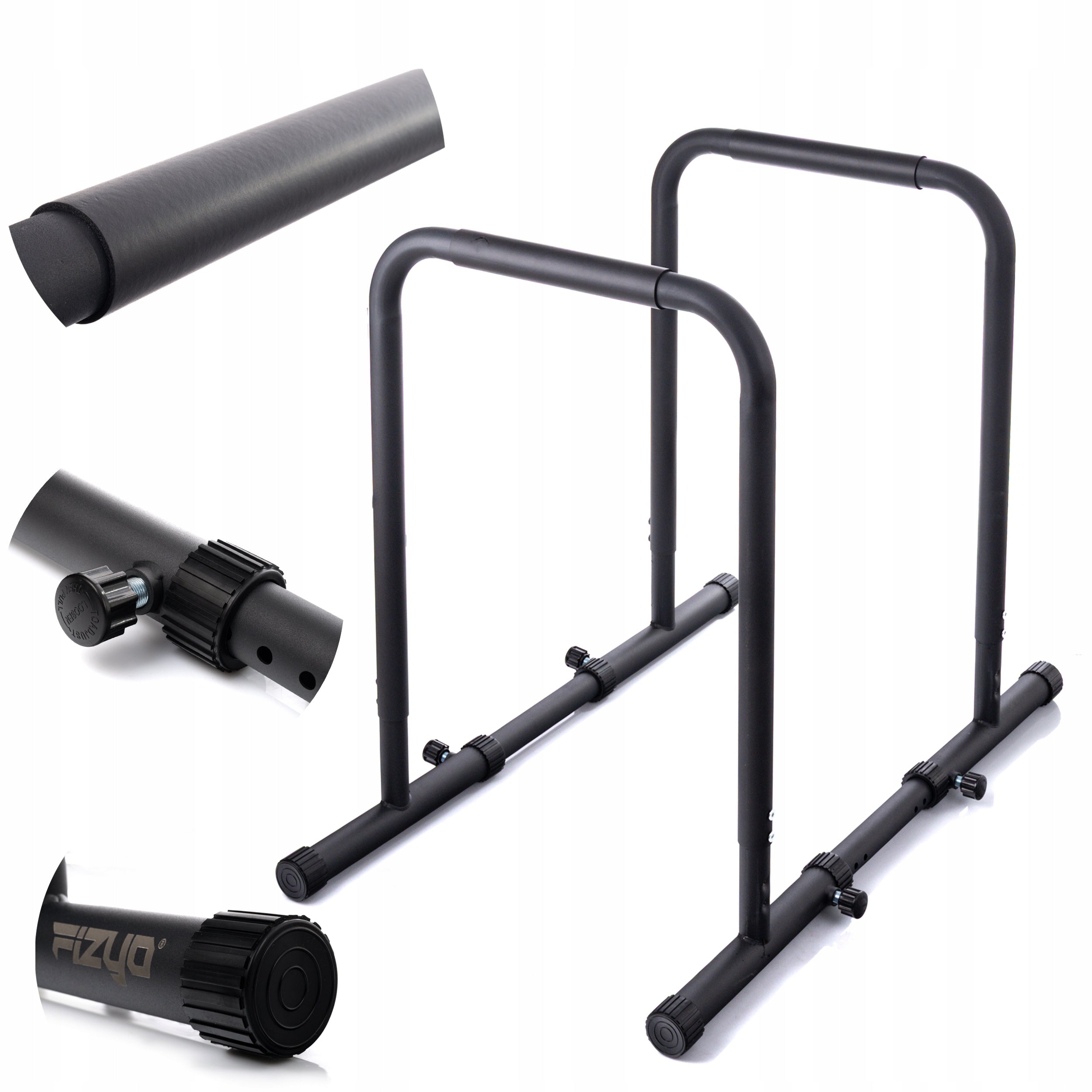 DIP EXERCISE HANDRAILS HIGH TRAINING STABLE ADJUSTMENT 105CM FIZYO Manufacturer code FFIBF-4215