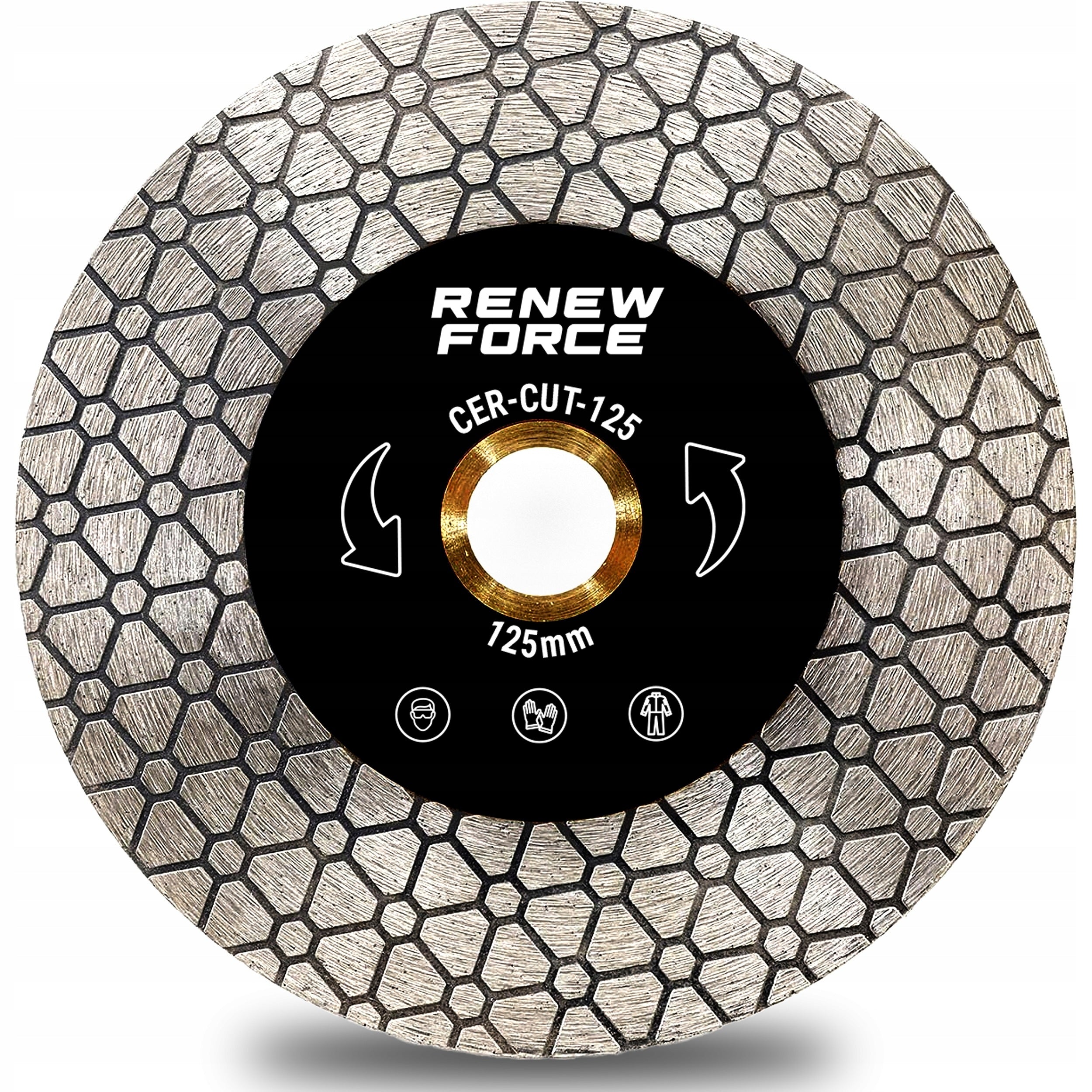DISC 125mm DIAMOND FOR STONEWARE TILES GRINDING CUTTING 45°