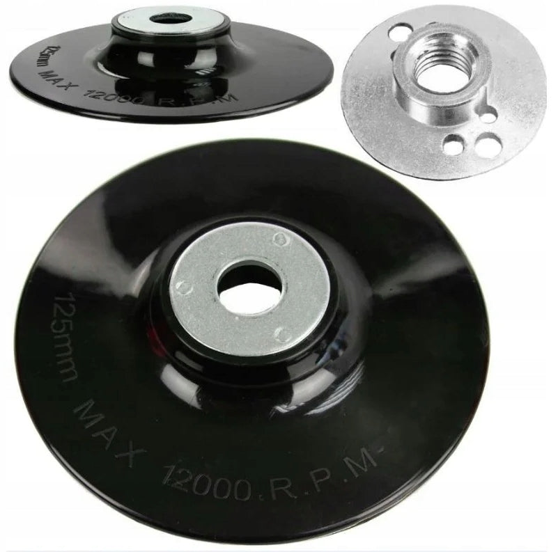 DISC FOR FIBER DISCS 125mm M14 FIXING ATTACHMENT FOR GRINDER