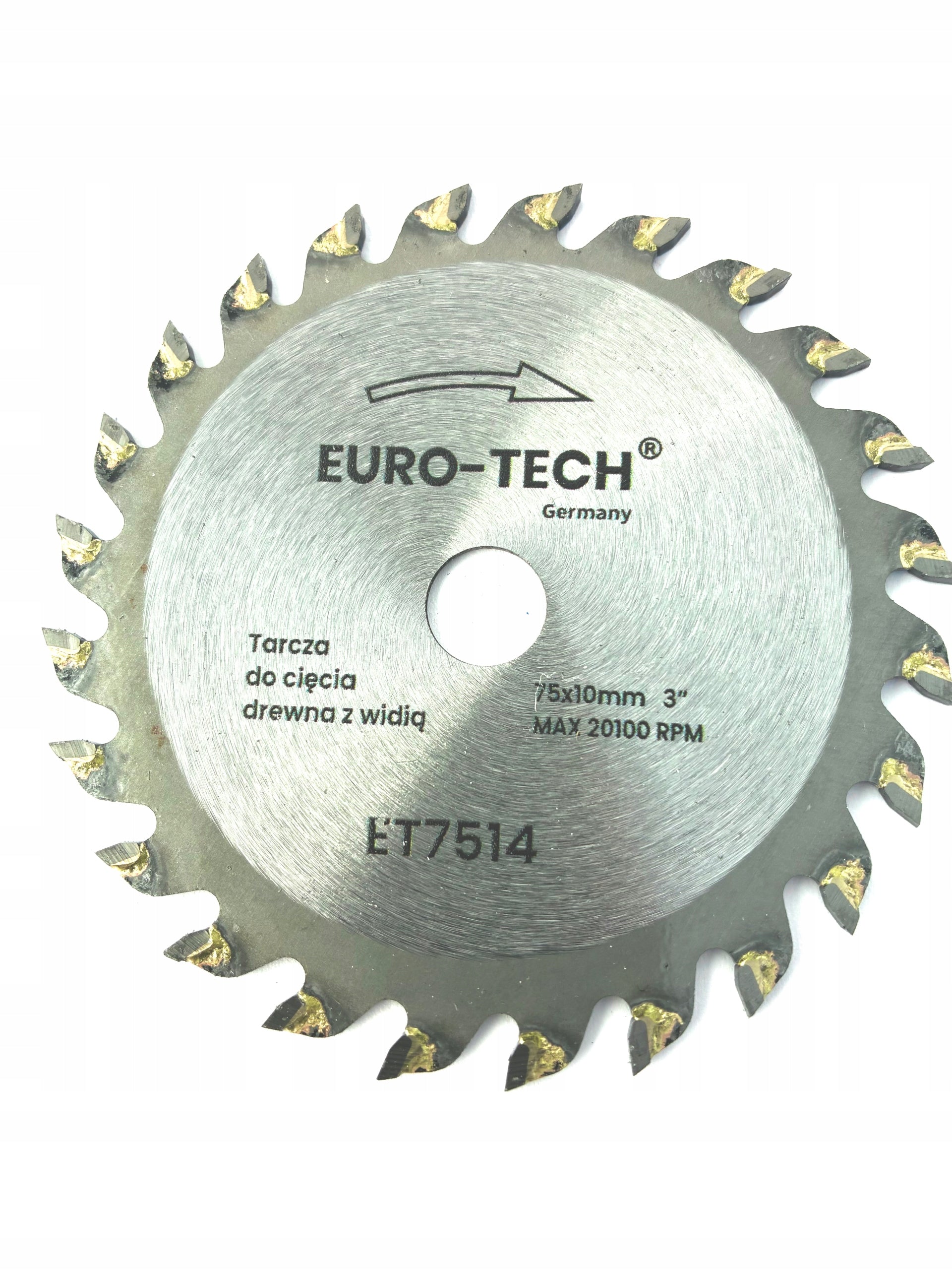 DISC FOR MINI ANGLE GRINDER FOR WOOD 75x10mm