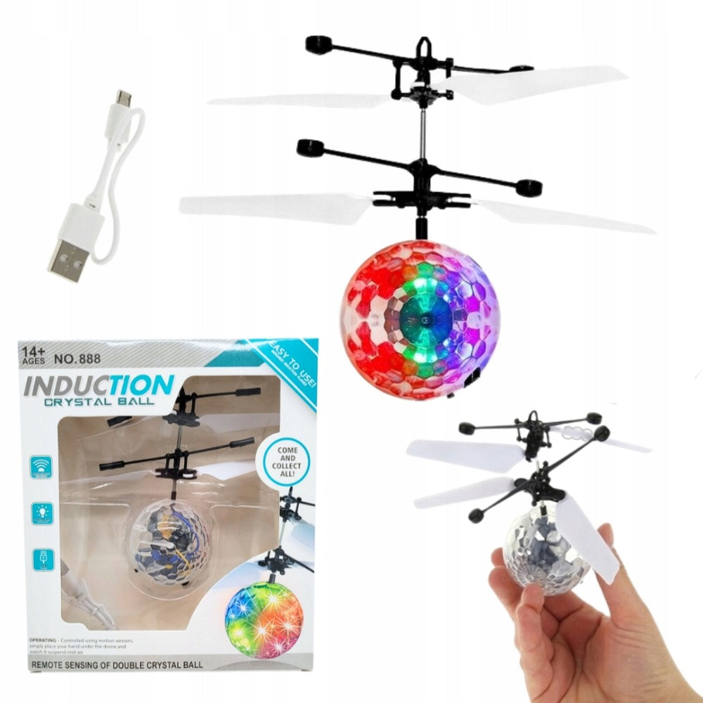 DISCO BALL FLYING HAND CONTROLLED USB LIGHT EAN (GTIN) 5905679460931
