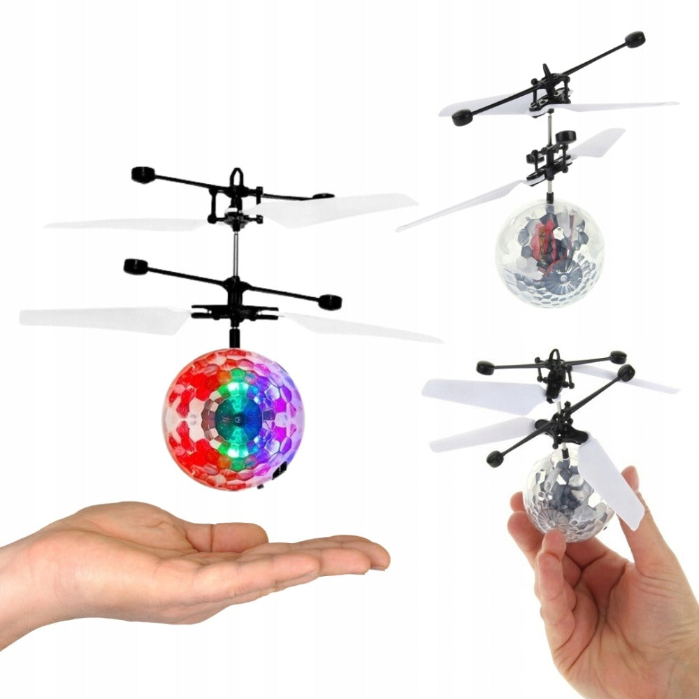 DISCO BALL FLYING HAND CONTROLLED USB LIGHT
