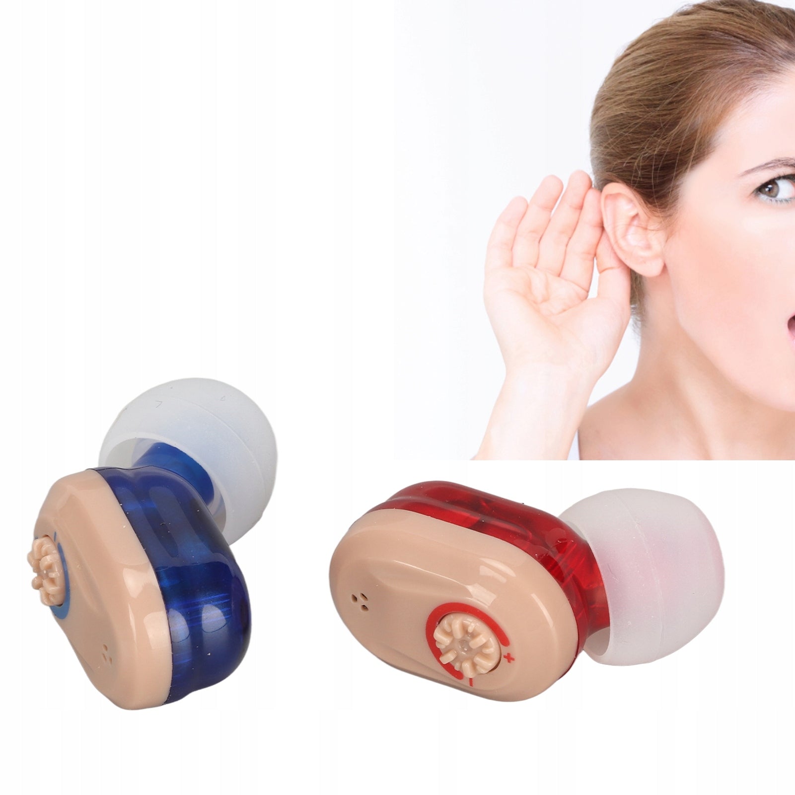 DISCREET HEARING AID WITH CHARGER IN CASE SMALL Medical device no
