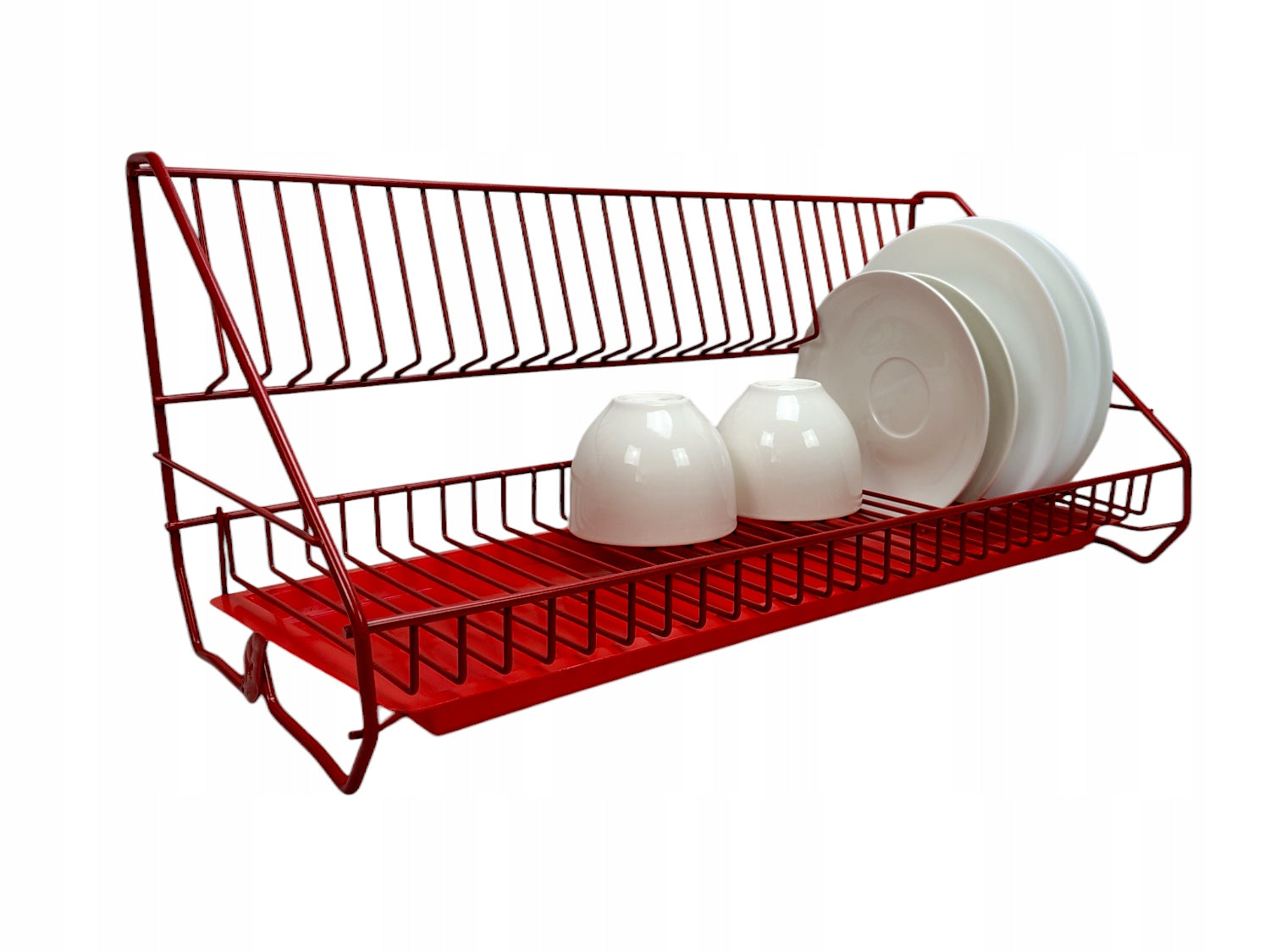DISH DRAINER DRYER SINGLE LEVEL RED Brand no brand