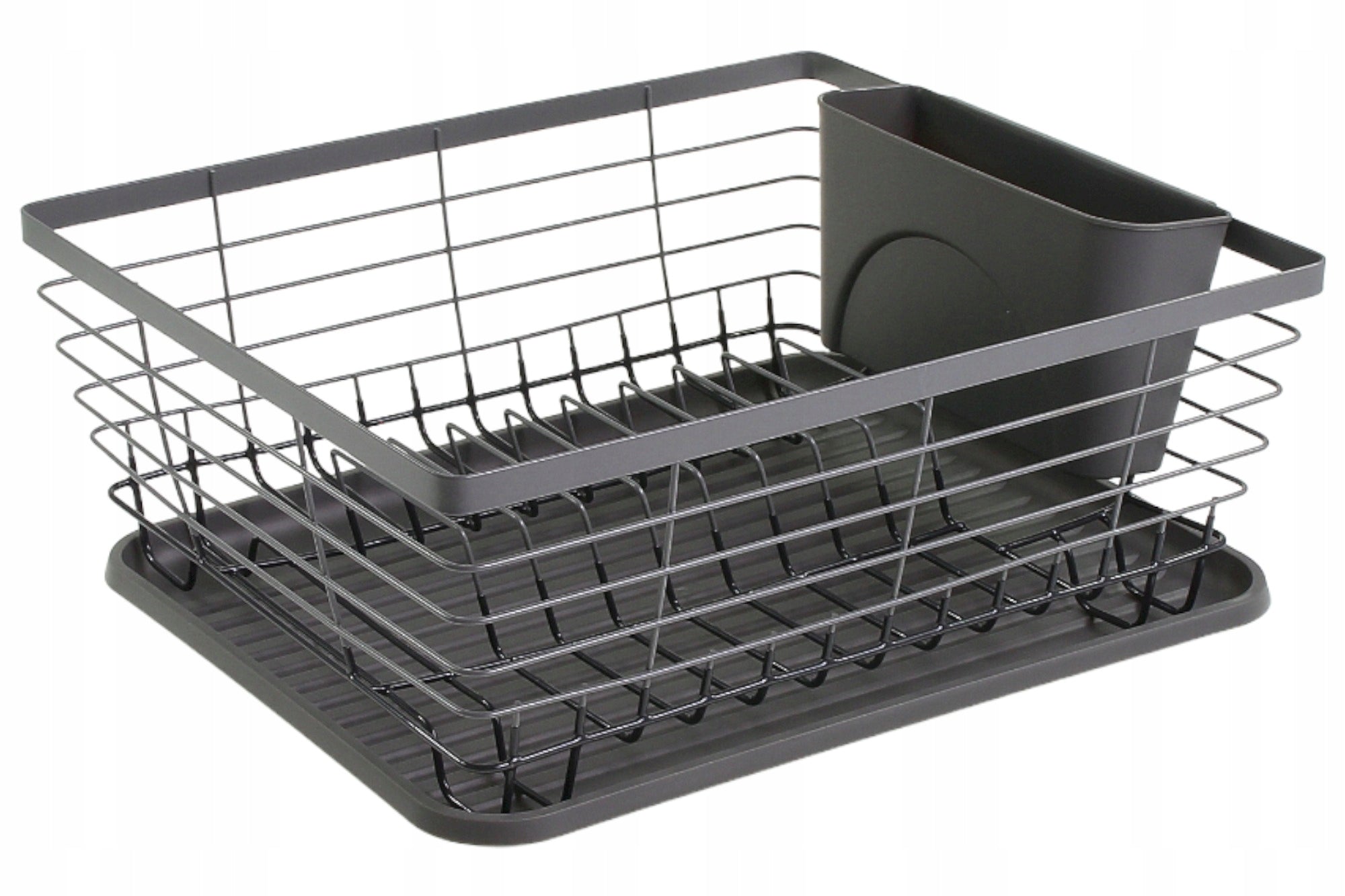 DISH DRYER PLATES DRAINER CUTLERY 1715 Color gray