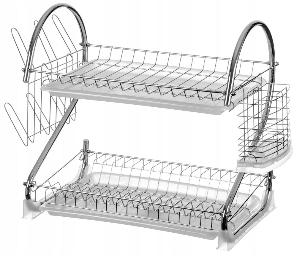 DISH DRYER Two-Tier Standing Metal 2345