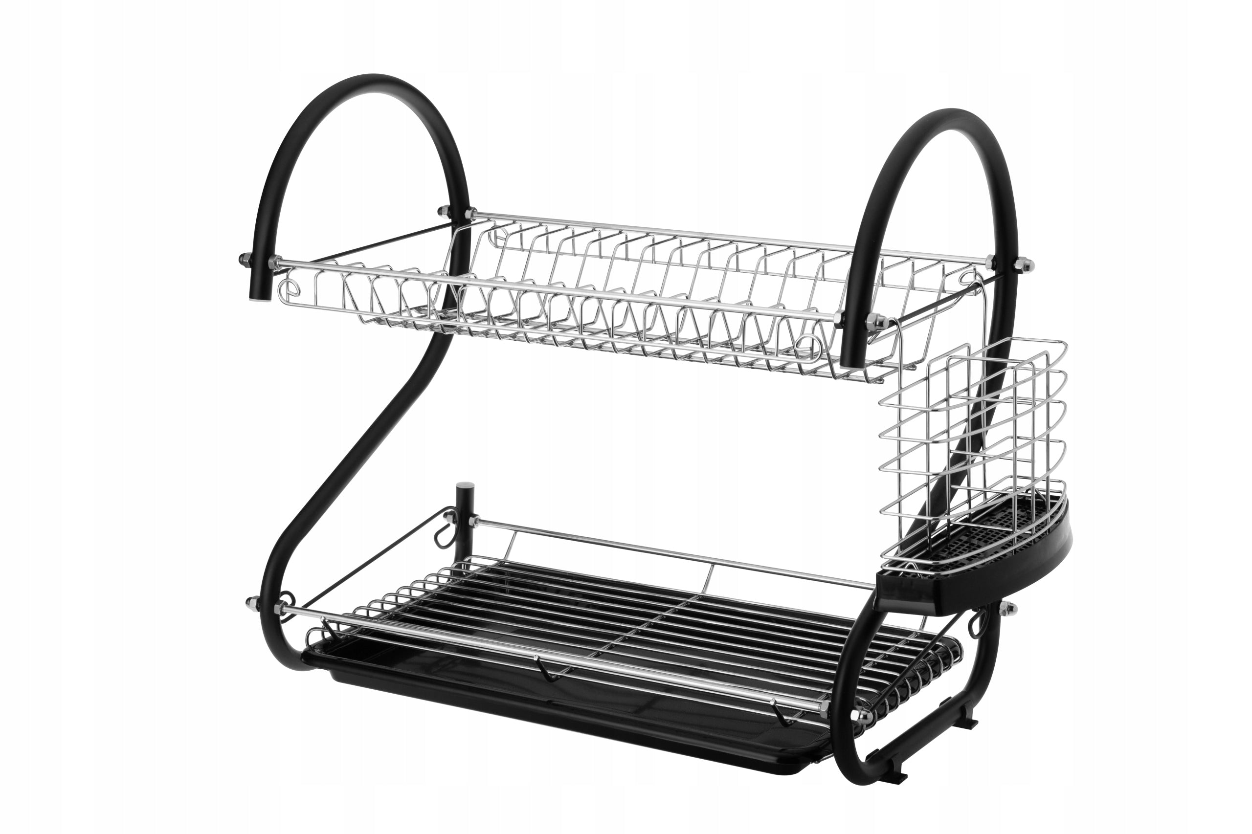 DISH DRYER drainer TWO-LEVEL with TRAY