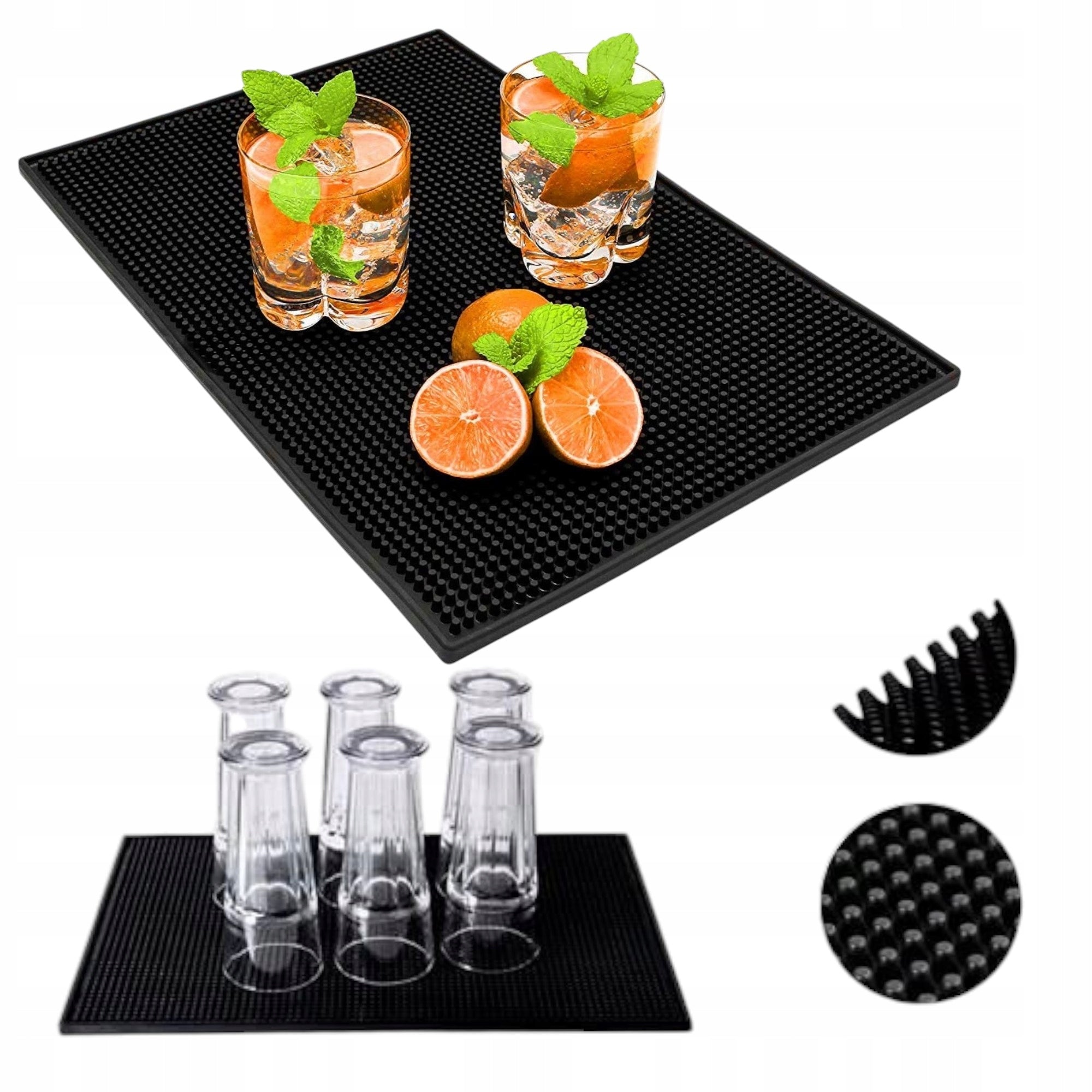 DISH DRYING BAR MAT BARTENDING DRYER COUNTERTOP DRAINER FOR BAR