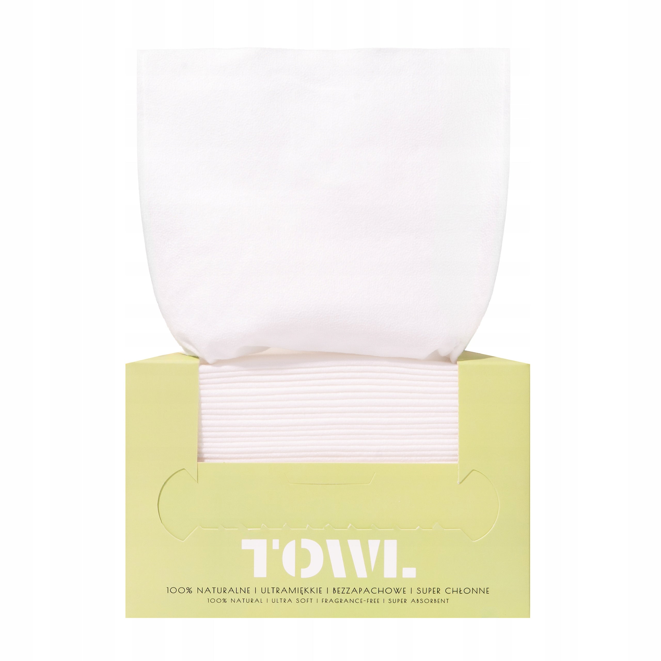 DISPOSABLE BABY TOWELS COTTON 100% 50 pcs.| TOWL NEWBORN Packaging status original