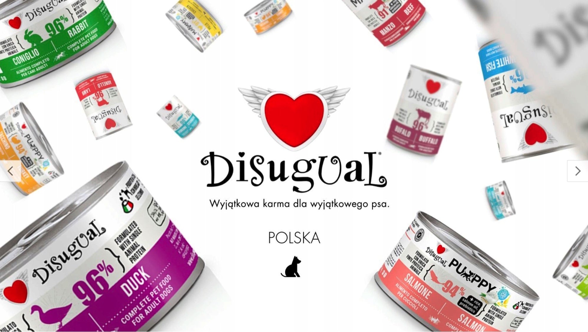 DISUGUAL MONOPROTEIN WET FOOD FOR ADULT DOGS 400g DEER Manufacturer code Disugual ATanimals Polska
