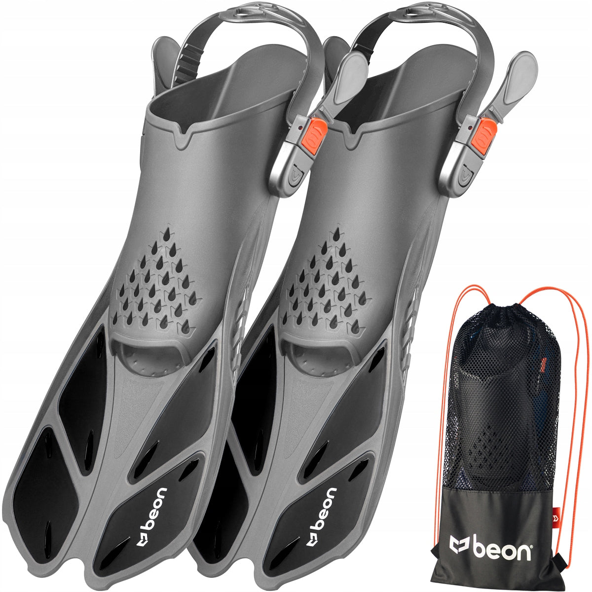 DIVING FINS SNORKELING ADJUSTABLE SHORT 42-47