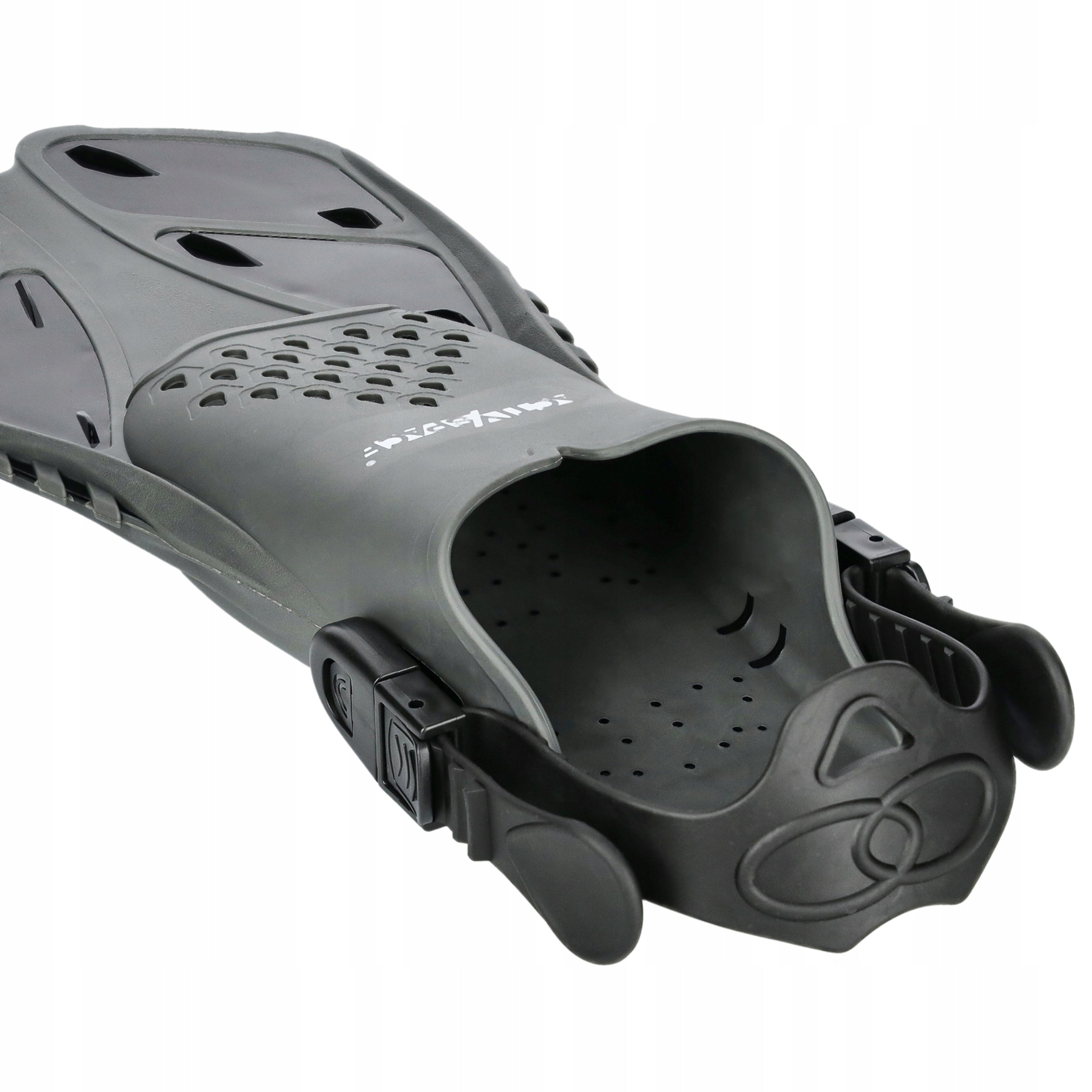 DIVING FINS SNORKELING ADJUSTABLE SHORT 43-47 Model Płetwy do nurkowania pływania snorkelingu paskowe