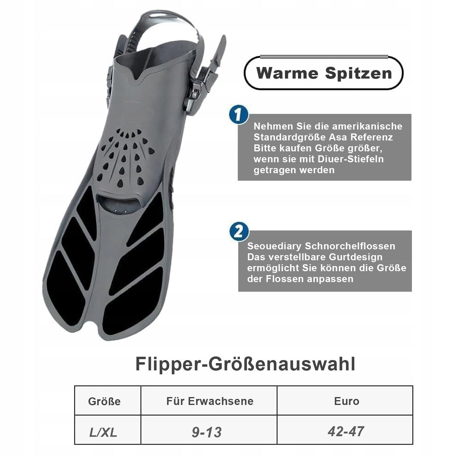 DIVING KIT SNORKELING Kit Mask Snorkel Fins 42-47 DRY Snorkeling Set Black Set components snorkel mask fins