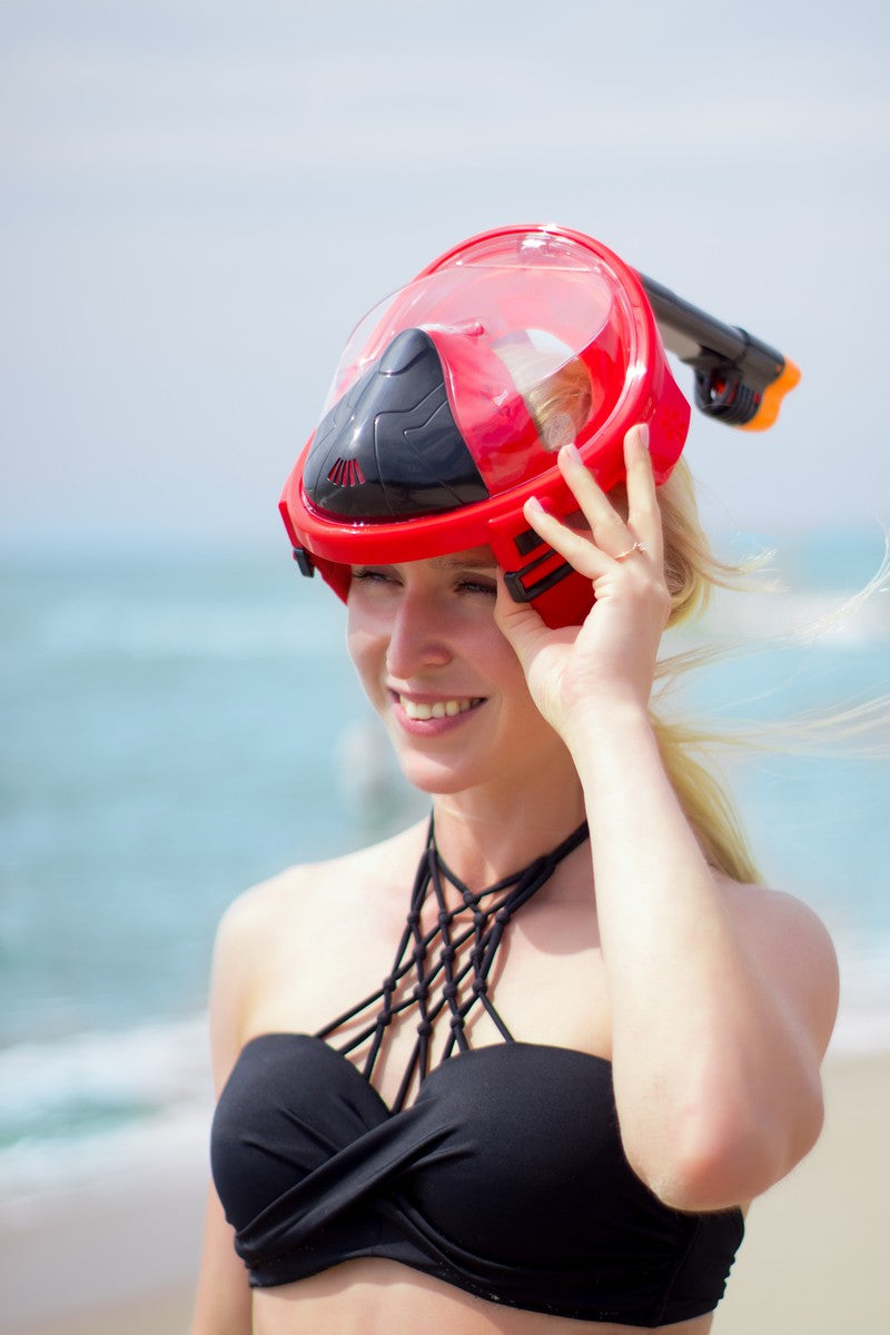DIVING MASK FULL FACE FOLDING SNORKELING S/M SPORTVIDA Model SV-DN0021