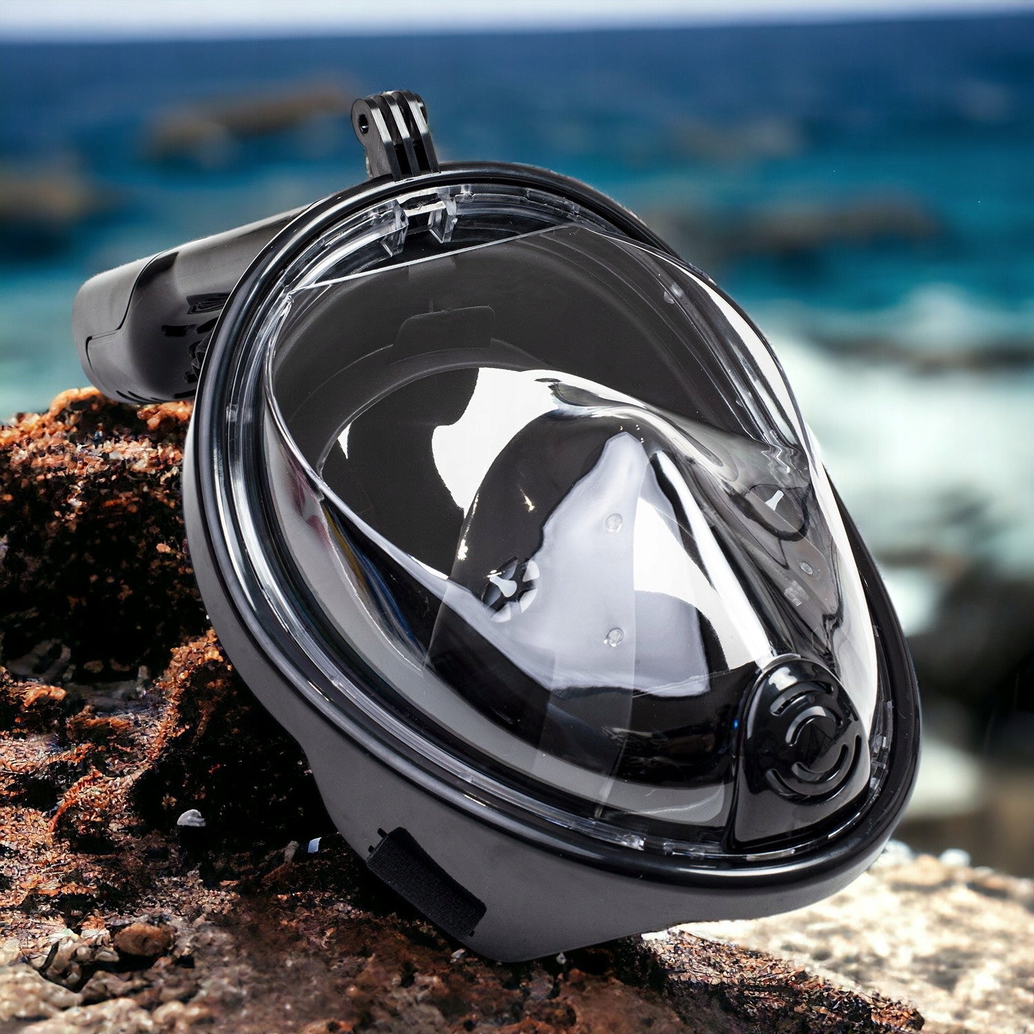 DIVING MASK FULL FACE FOR SWIMMING NON-PAIRING AntiFog S/M Manufacturer code Maska do snorkelingu (1 rurka) S/M