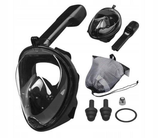 DIVING MASK FULL FACE SNOORKING SET L/XL (TUBE, GLASSES) Brand Przydasie.pl