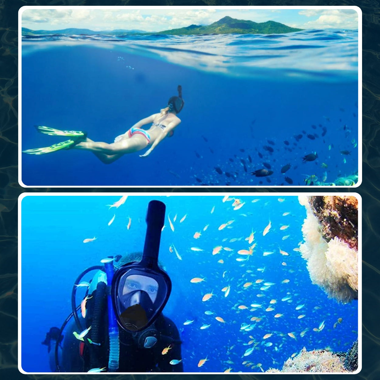 DIVING MASK FULL FACE UNIVERSAL L-XL EAN (GTIN) 5902186610460