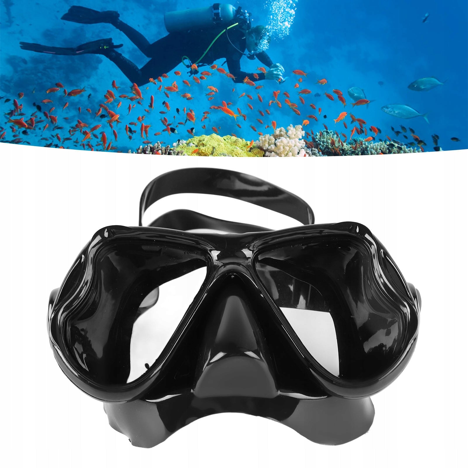 DIVING MASK GOGGLES SWIMMING GOGGLES TEMPERED GLASS FOR ADULTS Brand no brand