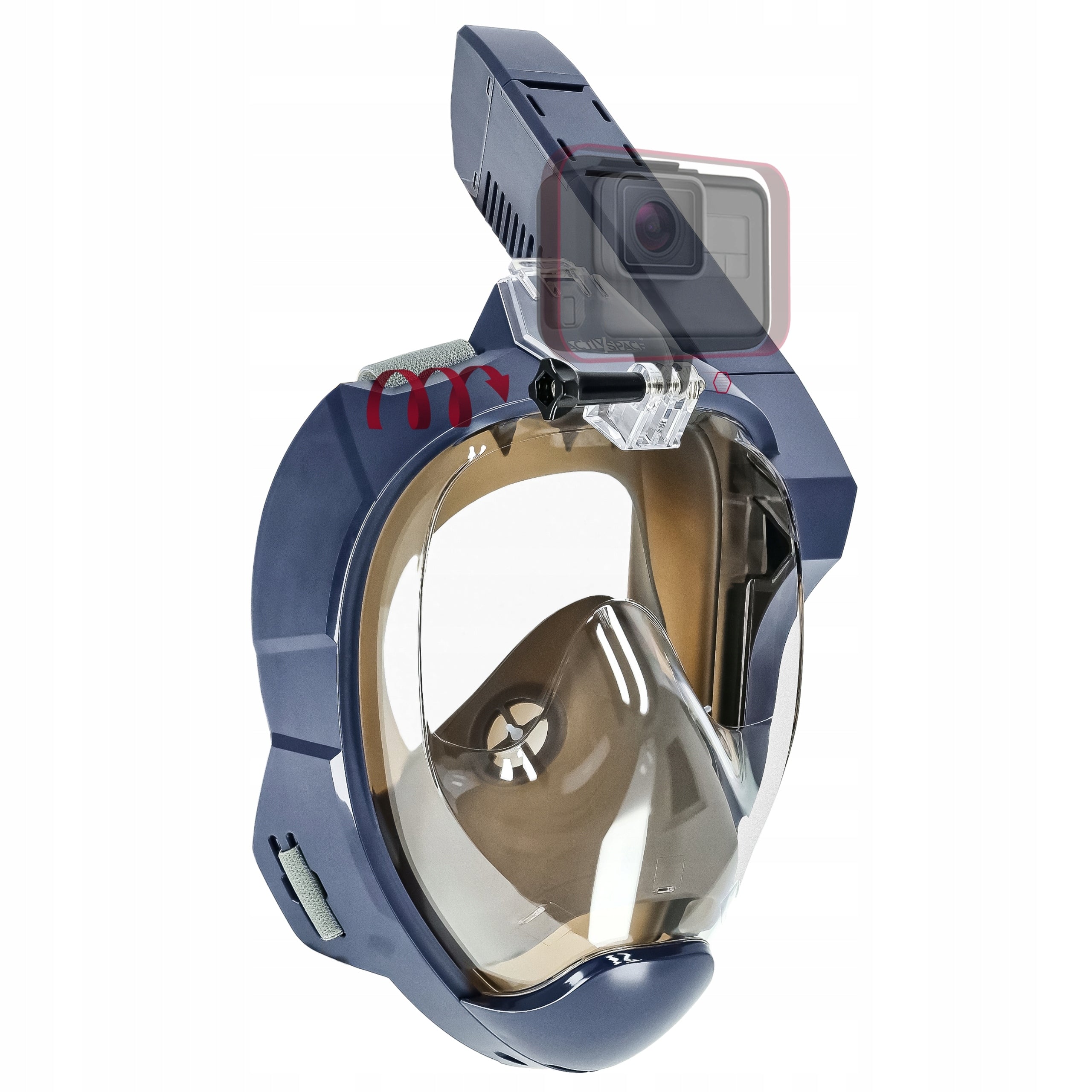 DIVING MASK SNORKELING FULL FACE PANORAMIC FOR WATER L/XL PRO Manufacturer code 5904183607948