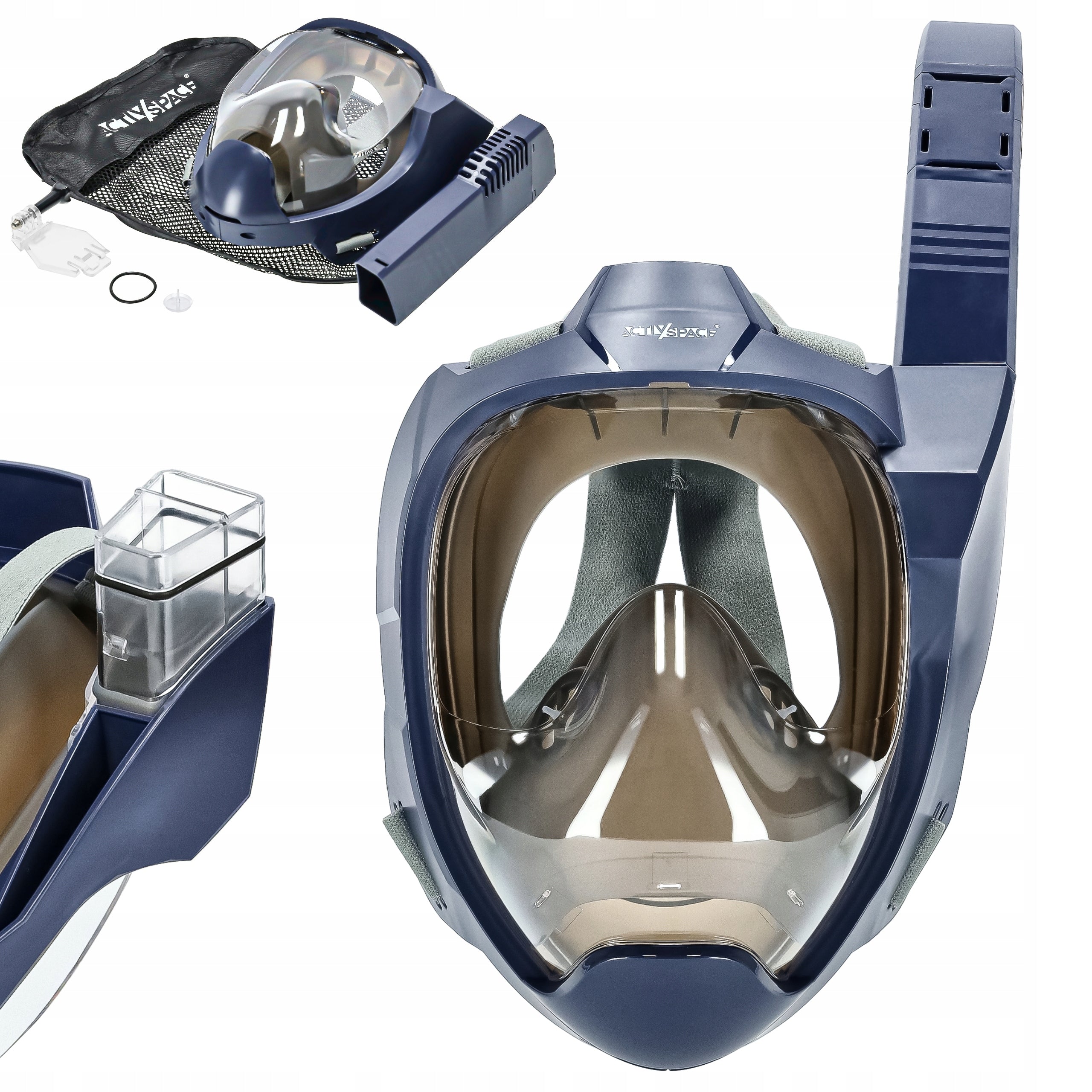 DIVING MASK SNORKELING FULL FACE PANORAMIC FOR WATER L/XL PRO