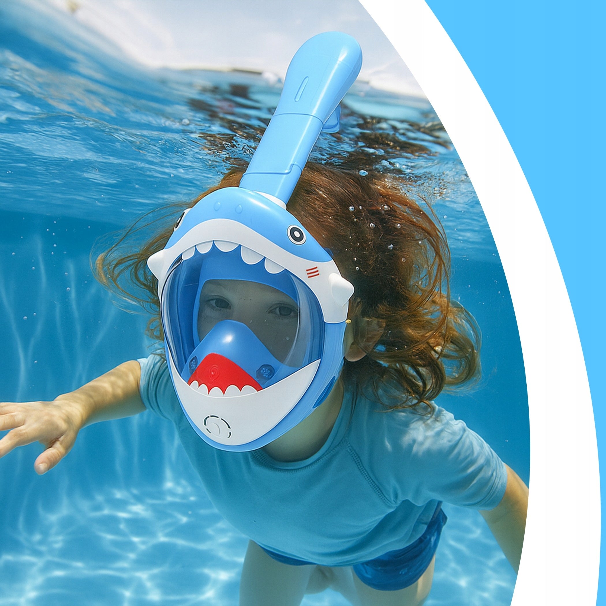 DIVING MASK SNORKELING FULL FACE S/XS FOR SWIMMING FOR CHILDREN Brand RETOO